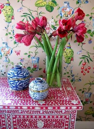 Photos of vases - blue and white vases with flowers.jpg